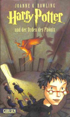 Vorderseite des Buches Harry Potter und der Orden des Poenix