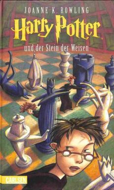 Vorderseite des Buches Harry Potter und der Stein der Weisen
