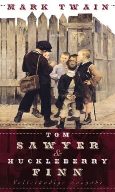 Vorderseite des Buches Tom Sawyer und Huckleberry Finn