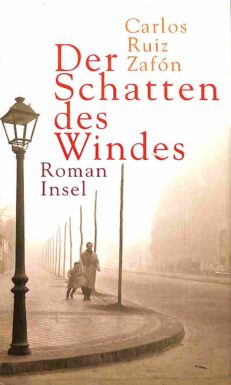 Vorderseite des Buches der Schatten des Windes