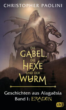 Vorderseite des Buches die Gabel die Hexe und der Wurm