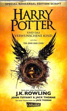 Vorderseite des Buches Harry Potter und das verwunschene Kind